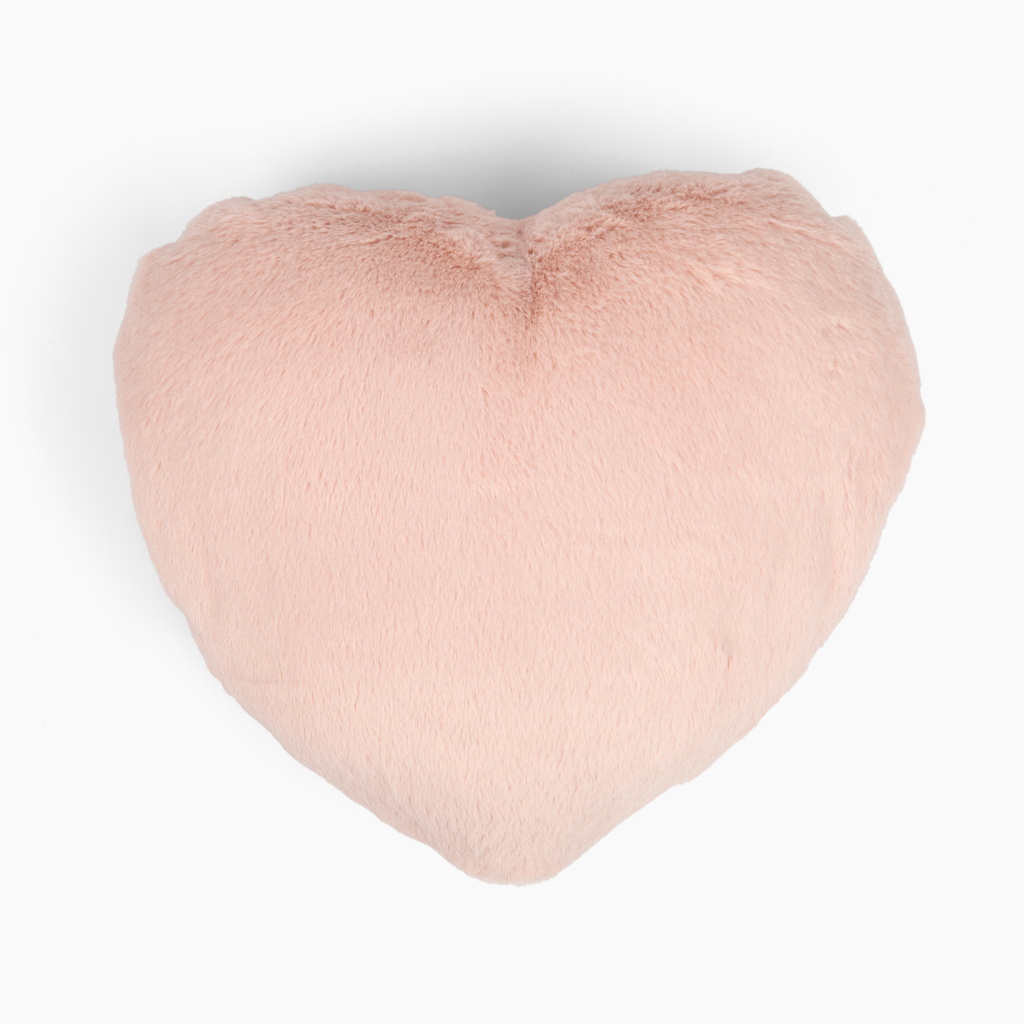 Super Sized Heart to Hug Pillow - 8 lb with Pocket - Antique Rose