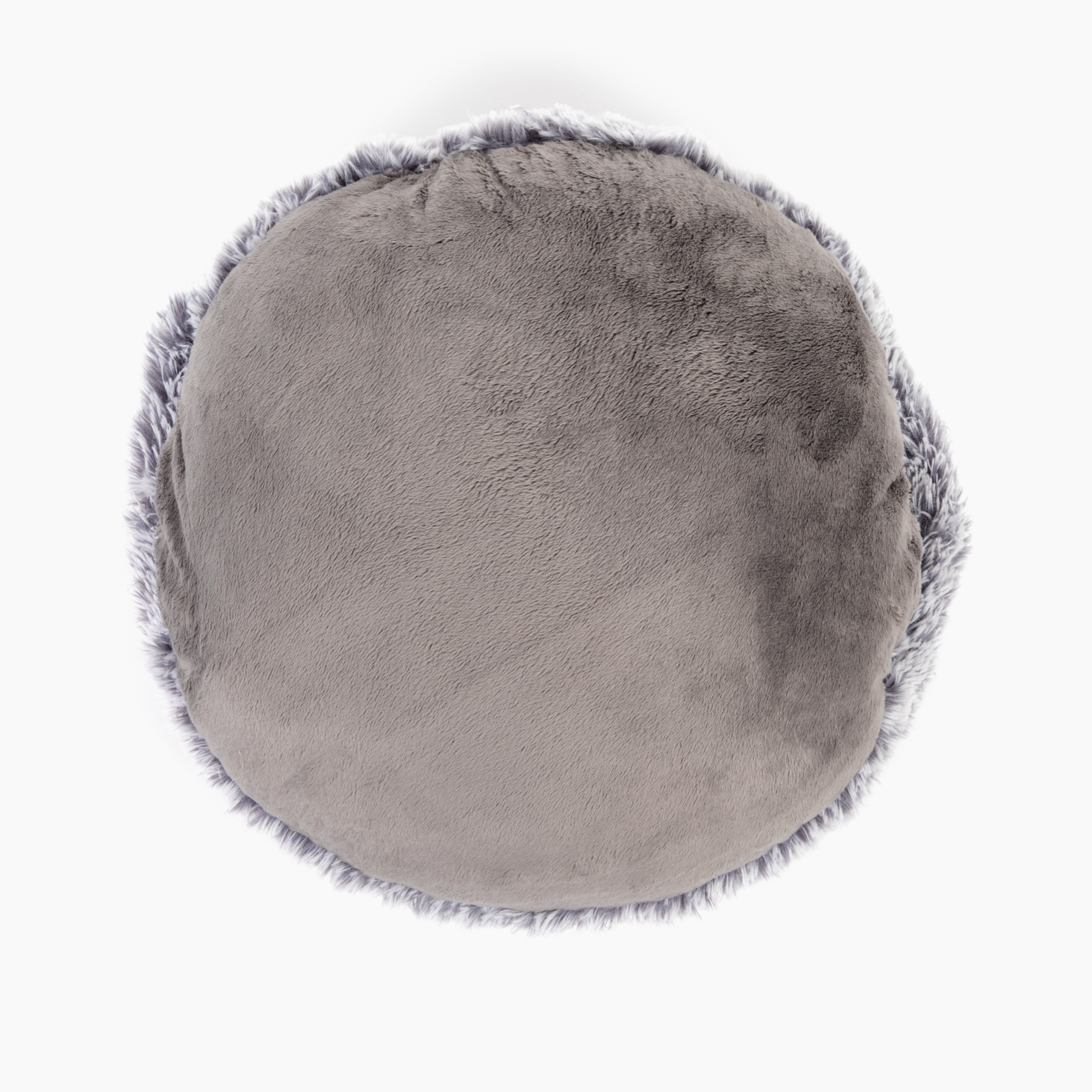 Hug Pillow - 10 lb with Pocket - Round Gray