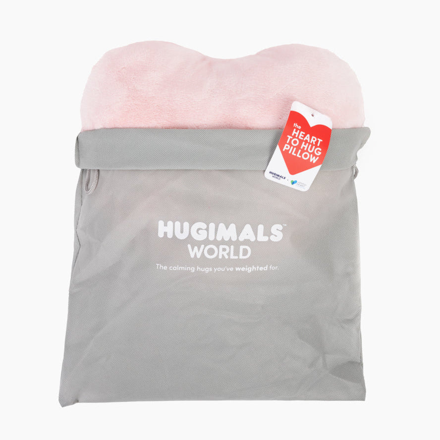 The Heart to Hug Pillow - Peaceful Pink